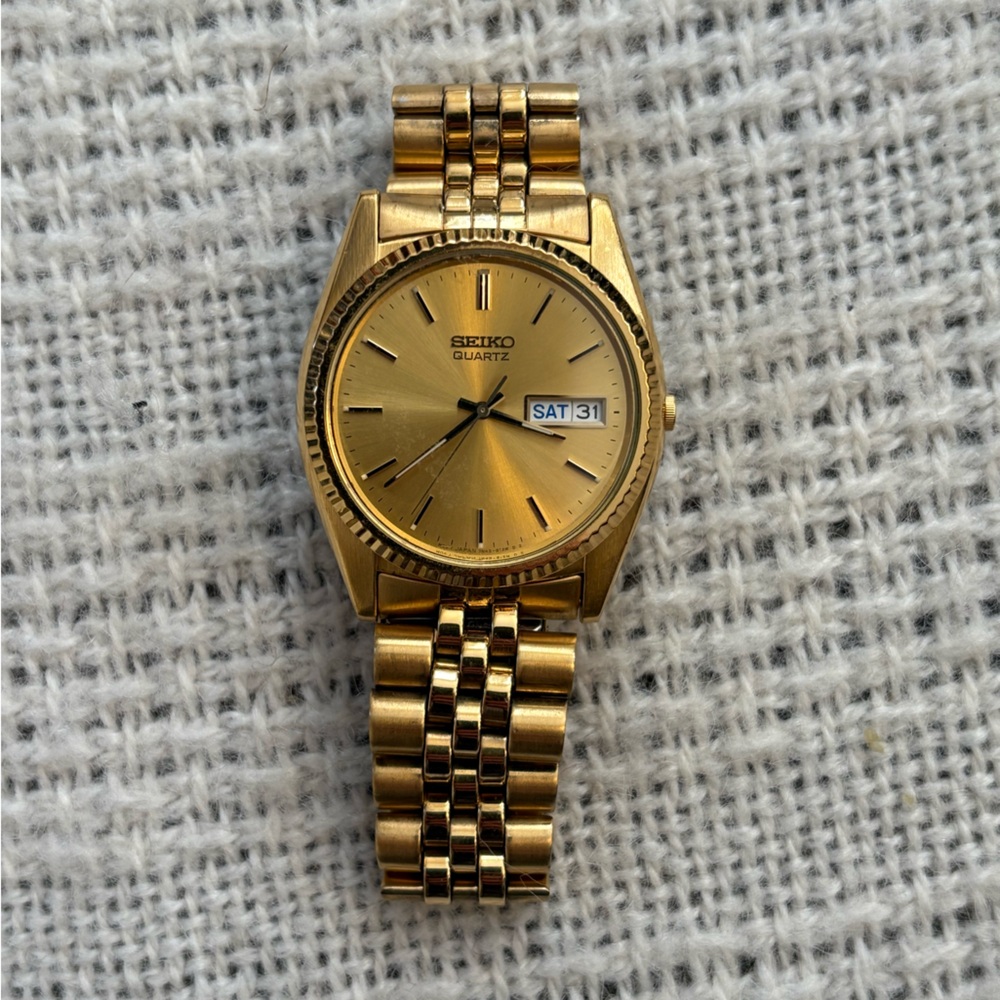 Seiko Gold Quartz Watch